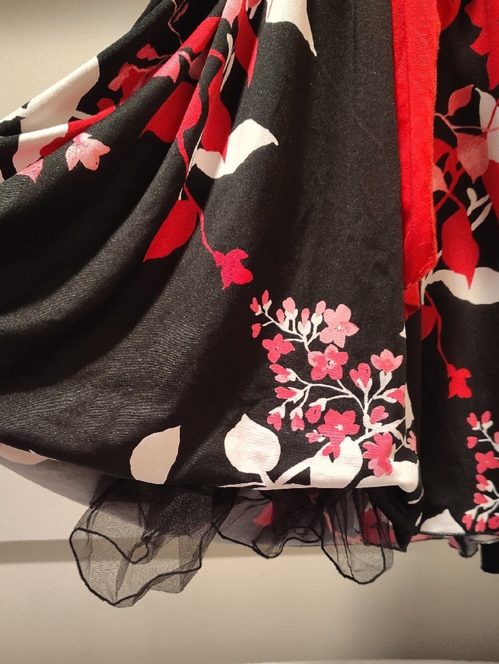 Pink and Black Semiformal Dress - Picture 6 of 10